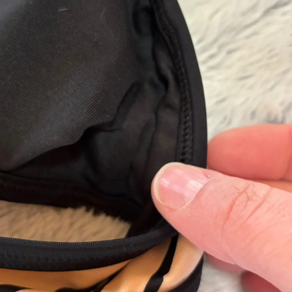 Venus Zebra Print Halter Bikini Set, top- size 8, bottom - size 10 - Picture 5 of 12